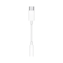 Apple MU7E2ZM/A USB-C auf 3,5 mm Kopfhöreranschluss Adapter weiß