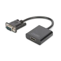 Digitus DA-70473 VGA - HDMI Konverter schwarz
