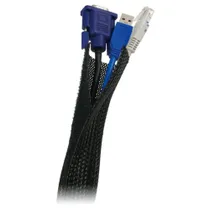 LogiLink Kabelschlauch flexibel 1.8m schwarz (5.69 € / Meter)