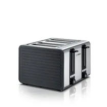 Bosch TAT7S45 Toaster Kompakt 4-Schlitz grau / schwarz