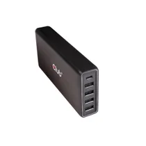 Club3D CAC-1903EU Schnellladegerät 1x USB Typ C, 4x USB Typ A, PD, 111W