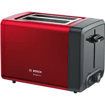 Bosch TAT4P424 DesignLine kompakt Toaster rot
