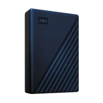 WD My Passport for Mac 5 TB 2.5 Zoll USB 3.0 Micro-B (5Gb/​s) Blau externe Festplatte HDD