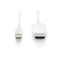Digitus AK-340304-030-W Mini Displayport Kabel 2.00 m weiß