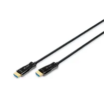 Digitus AK-330125-150-S AOC Hybrid Glasfaser HDMI Kabel 15.00 m schwarz