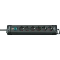 Brennenstuhl Premium-Line Steckdosenleiste 6-fach 3m schwarz 