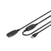Digitus DA-73107 USB 3.0 aktives Verlängerungskabel 20.00 m schwarz