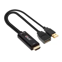Club3D CAC-1331 Adapter 0.25 m schwarz