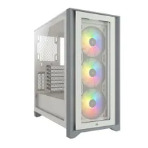 Corsair iCUE 4000X RGB Midi Tower Tempered Glass weiß