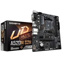 Gigabyte A520M S2H mATX Mainboard - Sockel AM4