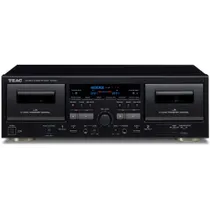 TEAC W-1200-B Doppel-Kassetten-Deck / USB / schwarz