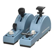 Thrustmaster TCA Quadrant Add-On Airbus Edition Steuermodule für Luftbremsen und Flaps, für TCA Quadrant