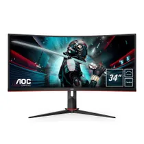 AOC CU34G2 86,4cm (34") WQHD Curved Gaming Monitor 21:9 HDMI/DP 100Hz 1ms FreeSync