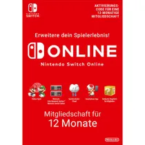 Nintendo Switch Mitgliedschaft 12 Monate 19,99 EUR