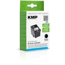 KMP H75 Tintenpatrone schwarz kompatibel mit HP CH 563 EE