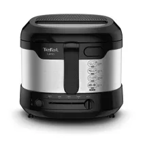 Tefal FF215D  Fritteuse UNO M 1.600W, 1kg Edelstahl/schwarz