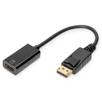 Digitus DB-340415-002-S DisplayPort Adapter/Konverter 0.20 m schwarz