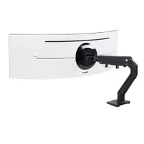 Ergotron HX Monitor Tisch Schwenkarm mit HD Gelenk bis 49 Zoll LCD schwarz