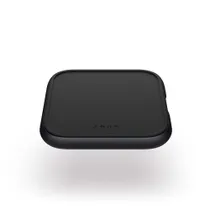 Zens Aluminium Series Single + USB-C Ladegerät 18W 1x 10W Qi schwarz