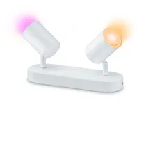 WiZ IMAGEO Spots Deckenleuchte Tunable White & Color 2x5W Weiß Einzelpack