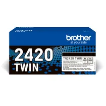 Brother TN-2420TWIN Schwarz Value Pack