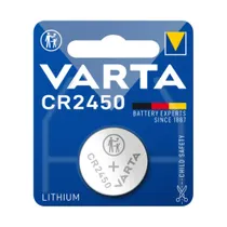 Varta Batterie Lithium, Knopfzelle, CR2450, 3V Electronics, Retail Blister (1er-Pack)