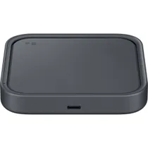 Samsung EP-P2400TBEG Wireless Charger Pad mit Adapter dunkel grau