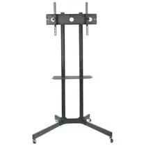 Techly TV Wagen für LCD LED TV 30"-65", mit Ablage 