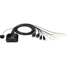 Aten CS22H-AT 2-Port USB 4K HDMI Kabel