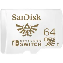 SanDisk microSDXC SQXAT V30 U3 C10 A1 UHS-1 100MB/s for Nintendo Switch 64GB