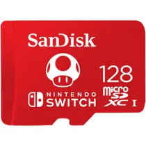 SanDisk microSDXC SQXAT V30 U3 C10 A1 UHS-1 100MB/s for Nintendo Switch 128GB