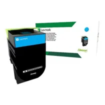 Lexmark 802SC Rückgabe-Tonerkassette Cyan für ca. 2.000 Seiten 