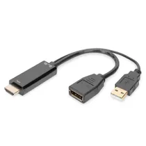 Digitus AK-330101-002-S Adapter 0.20 m schwarz