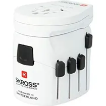 SKROSS World Adapter Pro + Reise Adapter USB 2xA 3-polig (7A)