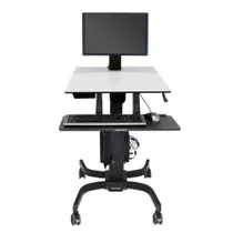 Ergotron 24-215-085 WORKFIT-C Einzel LCD LD bis 61cm 24Zoll Display 11.3kg.Anhebung bis 63cm