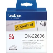 Brother DK-22606 Endlos-Etikett gelb