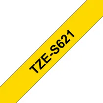 Brother TZ-S621 Laminated Tape 9mm schwarz / gelb
