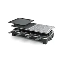 Rommelsbacher RCS 1350 Raclette edelstahl / schwarz