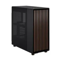 Fractal Design North Charcoal Black, Mesh-Seite, Echtholzfront