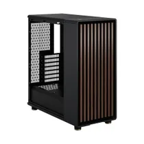 Fractal Design North Charcoal Black, Seitenfenster, Echtholzfront