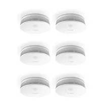 Bosch Smart Home smarter Rauchwarnmelder II • Rauchmelder/Alarmsirene • 6er Pack