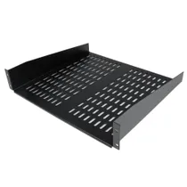 StarTech 16 Zoll Fachboden zur Festmontage 2HE 400mm Tiefe schwarz 