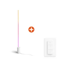 Philips Hue Gradient Signe Stehleuchte weiß, inkl. Dimmschalter V2