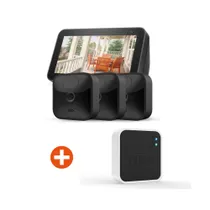 Blink Outdoor - 3 Kamera System HD-Sicherheitskamera + Amazon Echo Show 5