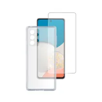 4Smarts 360° Starter Set X-Pro Glas + Case für Galaxy A54, transparent 