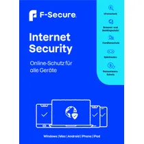 F-Secure Internet Security | 5 Geräte | 1 Jahr | Download & Produktschlüssel