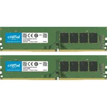 8GB (2x4GB) Crucial DDR4-2400 CL17 UDIMM Single Rank RAM Speicher Kit
