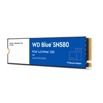 WD Blue SSD SN580 1TB M.2 PCIe 4.0 NVMe