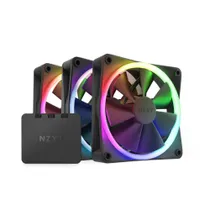 NZXT F120 RGB Gehäuselüfter 120mm Schwarz 3er Pack