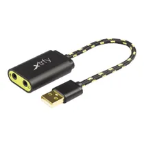 CHERRY Xtrfy SC1 External USB Soundcard schwarz